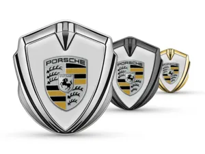 Porsche Badge Logo Custom Stile Pro Inox